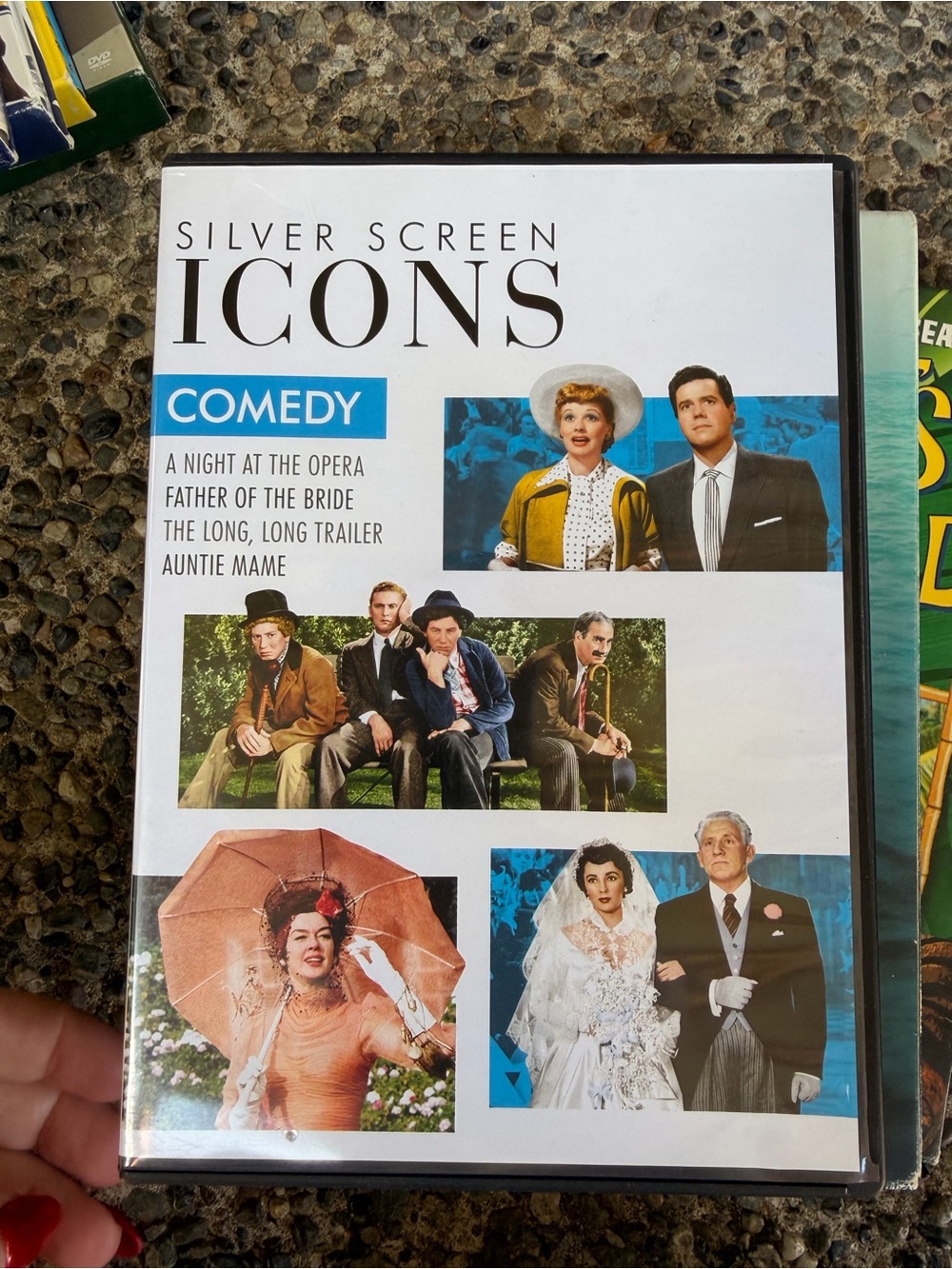 EUC Silver Screen Icons: Comedy DVD - White with Blue Accents - Picture 1 of 1